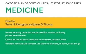 Seller image for Oxford Handbooks Clinical Tutor Study Cards: Medicine (Oxford Handbooks Study Cards) for sale by WeBuyBooks