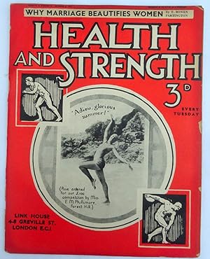 Seller image for Health and Strength. 1932, October 8. including Why marriage beautifies women. for sale by Tony Hutchinson