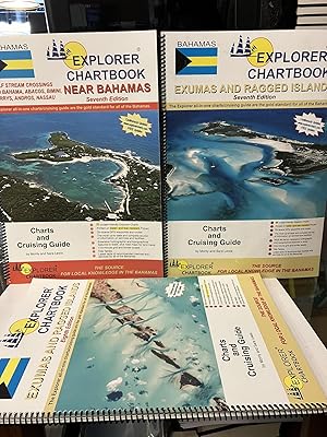 Seller image for Explorer Chartbook Bahamas Book Set includes Near Bahamas, Far Bahamas and Turks & Caicos, & Exumas & Ragged Islands (3 Volumes) for sale by Chamblin Bookmine