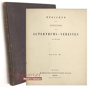 Bild des Verkufers fr Die alte Kaiserburg zu Wien vor dem Jahre MD. Nach den Aufnahmen des k. k. Burghauptmannes Ludwig Montoyer. Mit geschichtlichen Erluterungen von Theodor Georg von Karajan. zum Verkauf von Antiquariat MEINDL & SULZMANN OG