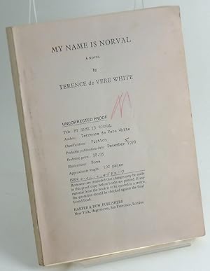 Seller image for My Name is Norval for sale by Yesterday's Gallery, ABAA