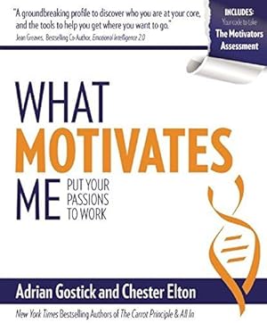 Image du vendeur pour What Motivates Me: Put Your Passions to Work mis en vente par WeBuyBooks