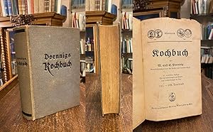 Kochbuch von M. und E. Doennig, Gewerbeschullehrerinnen für Kochen und Hauswirtschaft.