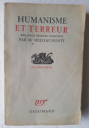 Bild des Verkufers fr Humanisme Et Terreur - Essai Sur Le Problme Communisme zum Verkauf von Librairie du Monde Entier