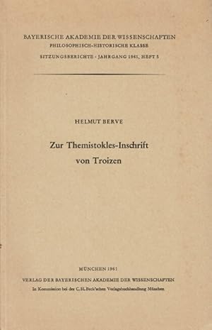 Zur Themistokles-Inschrift von Troizen