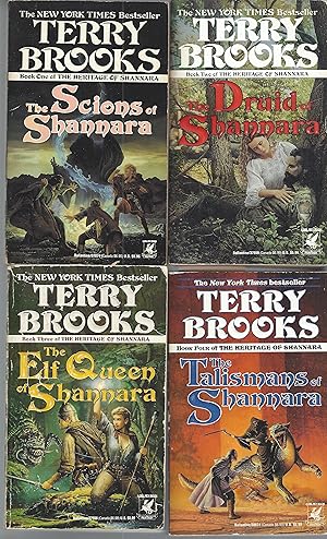 The Heritage of Shannara first printing: SCIONS OF SHANNARA, DRUID OF SHANNARA, ELF QUEEN OF SHAN...