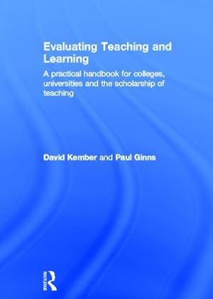Seller image for Kember, D: Evaluating Teaching and Learning for sale by moluna