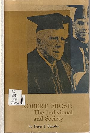 Bild des Verkufers fr Robert Frost: The Individual and Society zum Verkauf von Book Booth