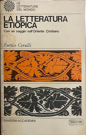 Seller image for La letteratura etiopica for sale by librisaggi