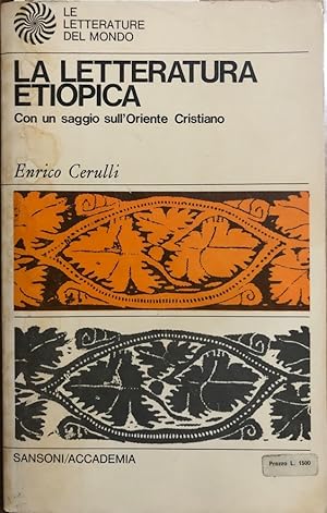 Imagen del vendedor de La letteratura etiopica a la venta por librisaggi