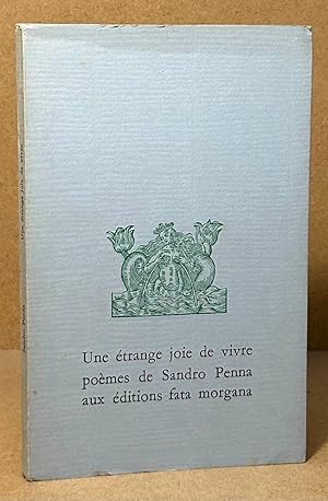 Seller image for Une etrange joie de vivre poemes de Sandro Penna for sale by San Francisco Book Company