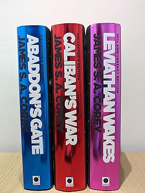 Seller image for The Expanse Books 1-3: Leviathan Wakes; Caliban's War; Abaddon's Gate (Collector's Edition with sprayed edges) for sale by Fialta Books