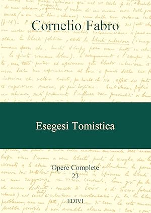 Imagen del vendedor de Opere complete. Esegesi tomistica (Vol. 23) a la venta por librisaggi