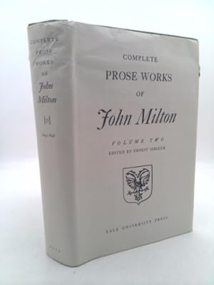 Immagine del venditore per Complete Prose Works of John Milton Volume II: 1643-1648 venduto da ThriftBooksVintage