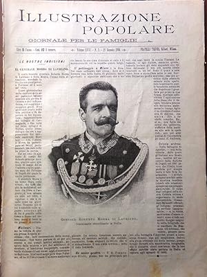 Immagine del venditore per L'Illustrazione Popolare 21 Gennaio 1894 Misilmeri Commissario Sicilia Napoleone venduto da Leggendo la storia