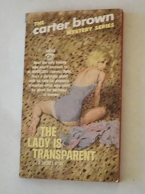 Immagine del venditore per The Lady Is Transparent venduto da Powdersmoke Pulps