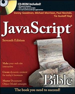 Imagen del vendedor de JavaScript Bible a la venta por WeBuyBooks