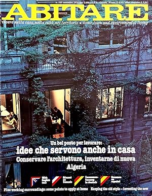 Abitare magazine 169 November 1978 [text in Italian & English]