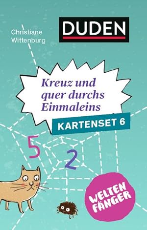Bild des Verkufers fr Kreuz und quer durch's Einmaleins (Spiel-Zubehr). Kartenset.6 zum Verkauf von AHA-BUCH GmbH