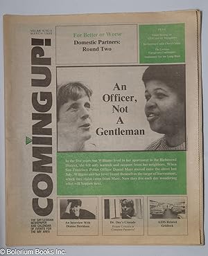 Seller image for Coming up! the gay/lesbian newspaper and calendar of events for the Bay Area [aka San Francisco Bay Times] vol. 10, #6, March 1989; An Officer, Not a Gentleman for sale by Bolerium Books Inc.