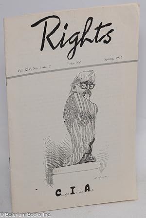 Seller image for Rights: vol. 14, nos. 1 & 2, Spring 1967 for sale by Bolerium Books Inc.