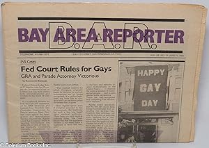 Seller image for B.A.R. Bay Area Reporter: vol. 12, #25, June 24, 1982: Fed Rules for Gays for sale by Bolerium Books Inc.