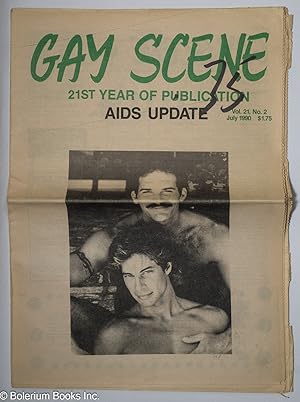 Bild des Verkufers fr Gay Scene: vol 21, #2, July 1990: AIDS Update zum Verkauf von Bolerium Books Inc.