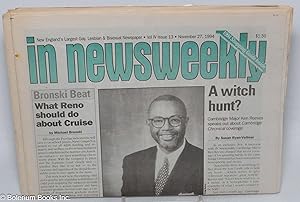 Bild des Verkufers fr In Newsweekly: New England's Gay, Lesbian & Bisexual News Source; vol. 4, #13, Nov. 27, 1994 zum Verkauf von Bolerium Books Inc.