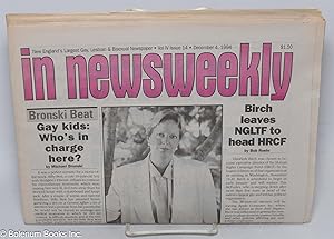 Bild des Verkufers fr In Newsweekly: New England's Gay, Lesbian & Bisexual News Source; vol. 4, #14, Dec. 4, 1994 zum Verkauf von Bolerium Books Inc.