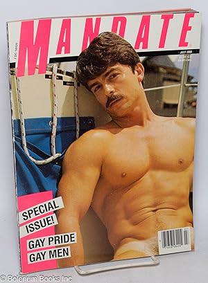 Seller image for Mandate: the national magazine of entertainment & eros; vol. 12, #4, July 1986: Special Issue! Gay Pride, Gay Men for sale by Bolerium Books Inc.