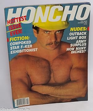 Seller image for Honcho: the magazine for the macho male; vol. 7 #7, October 1984 for sale by Bolerium Books Inc.