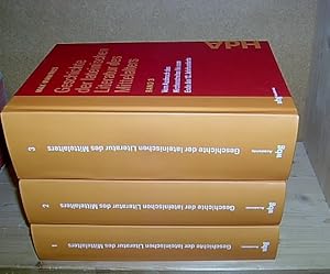 Geschichte der lateinischen Literatur des Mittelalters. 3 Bände (I: Von Justinian bis zur Mitte d...