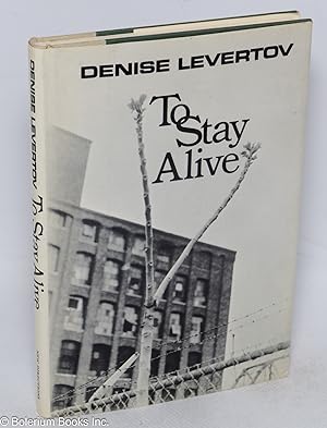 Seller image for To stay alive for sale by Bolerium Books Inc.