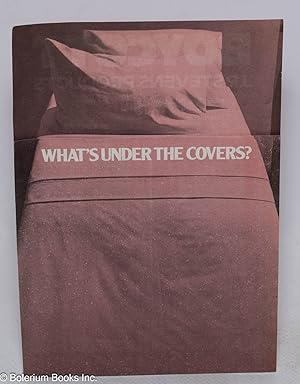 Imagen del vendedor de What's under the covers? Danger on the job at J.P. Stevens. . Please don't buy J.P. Stevens products a la venta por Bolerium Books Inc.