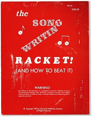 Bild des Verkufers fr The Songwriting Racket! (And How To Beat It) zum Verkauf von Lorne Bair Rare Books, ABAA