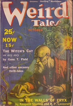 Imagen del vendedor de Weird Tales October 1939 a la venta por Ziesings