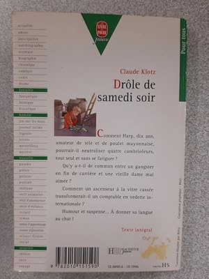 Image du vendeur pour Drle de samedi soir mis en vente par Dmons et Merveilles