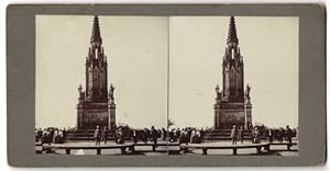 Stereo-Fotografie unbekannter Fotograf, Ansicht Düppel, Blick zum Düppel-Denkmal