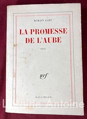 Image du vendeur pour La Promesse de l'aube. mis en vente par Librairie Antoine