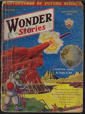 Bild des Verkufers fr WONDER Stories: January, Jan. 1932 ("The Time Stream") zum Verkauf von Books from the Crypt