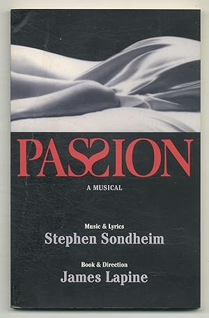 Imagen del vendedor de Passion: A Musical a la venta por Between the Covers-Rare Books, Inc. ABAA