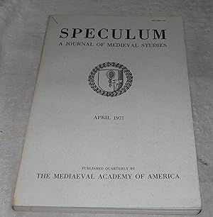 Immagine del venditore per Speculum A Journal of Medieval Studies April 1977 venduto da Pheonix Books and Collectibles