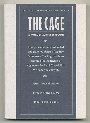 Seller image for The Cage for sale by Between the Covers-Rare Books, Inc. ABAA