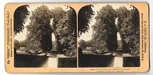 Stereo-Fotografie H. C. White Co., North bennington, Ansicht Frederiksborg, in the Royla Park, De...