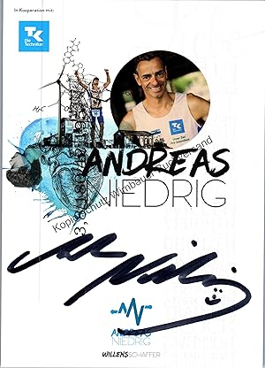 Bild des Verk�ufers f�r Original Autogramm Andreas Niedrig Triathlon /// Autograph signiert signed signee zum Verkauf von Wimbauer Buchversand