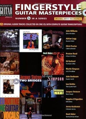 Seller image for Fingerstyle Guitar Masterpieces for sale by WeBuyBooks