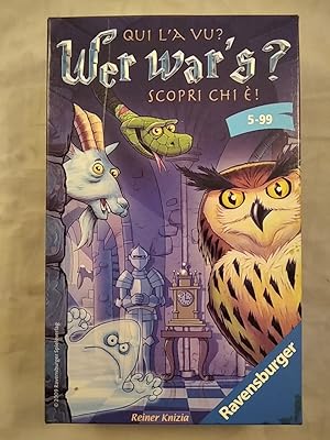 Wer war s? Mitbringspiel [Kinderspiel]. Achtung: Nicht geeignet für Kinder unter 3 Jahren.