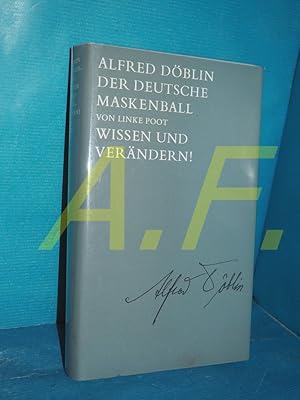 Seller image for Der deutsche Maskenball (Dblin, Alfred: Ausgewhlte Werke in Einzelbnden) for sale by Antiquarische Fundgrube e.U.