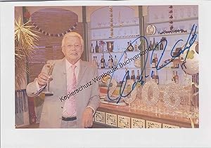 Imagen del vendedor de Original Autogramm Dieter Thomas Heck (1937-2018) /// Autogramm Autograph signiert signed signee a la venta por Antiquariat im Kaiserviertel | Wimbauer Buchversand