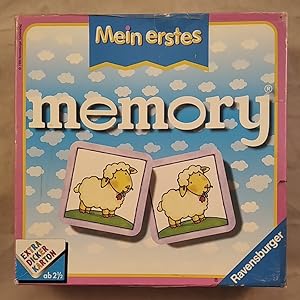 Mein erstes memory - 12 Bildpaare, extra dicke Kartonkarten [Legespiel]. Achtung: Nicht geeignet ...